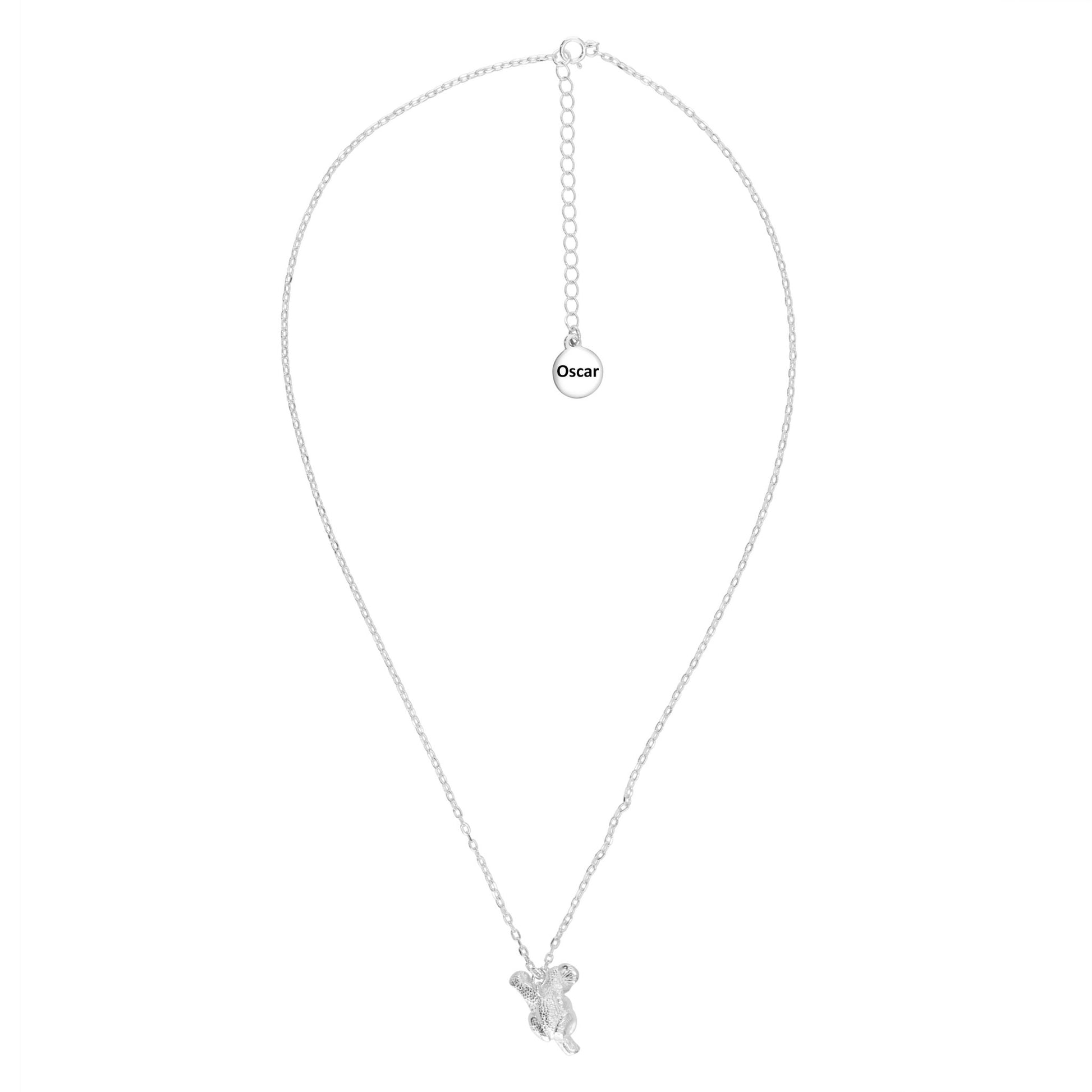 Koala Silver Necklace - Personalised - MYLEE London