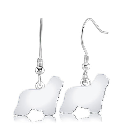 Komodor Silhouette Silver Earrings - MYLEE London