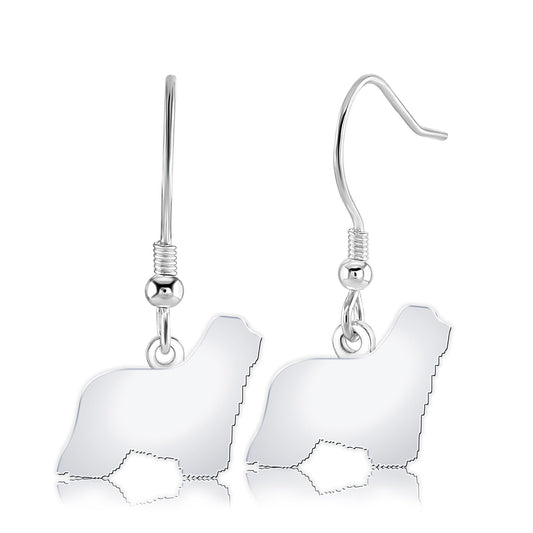 Komodor Silhouette Silver Earrings - MYLEE London
