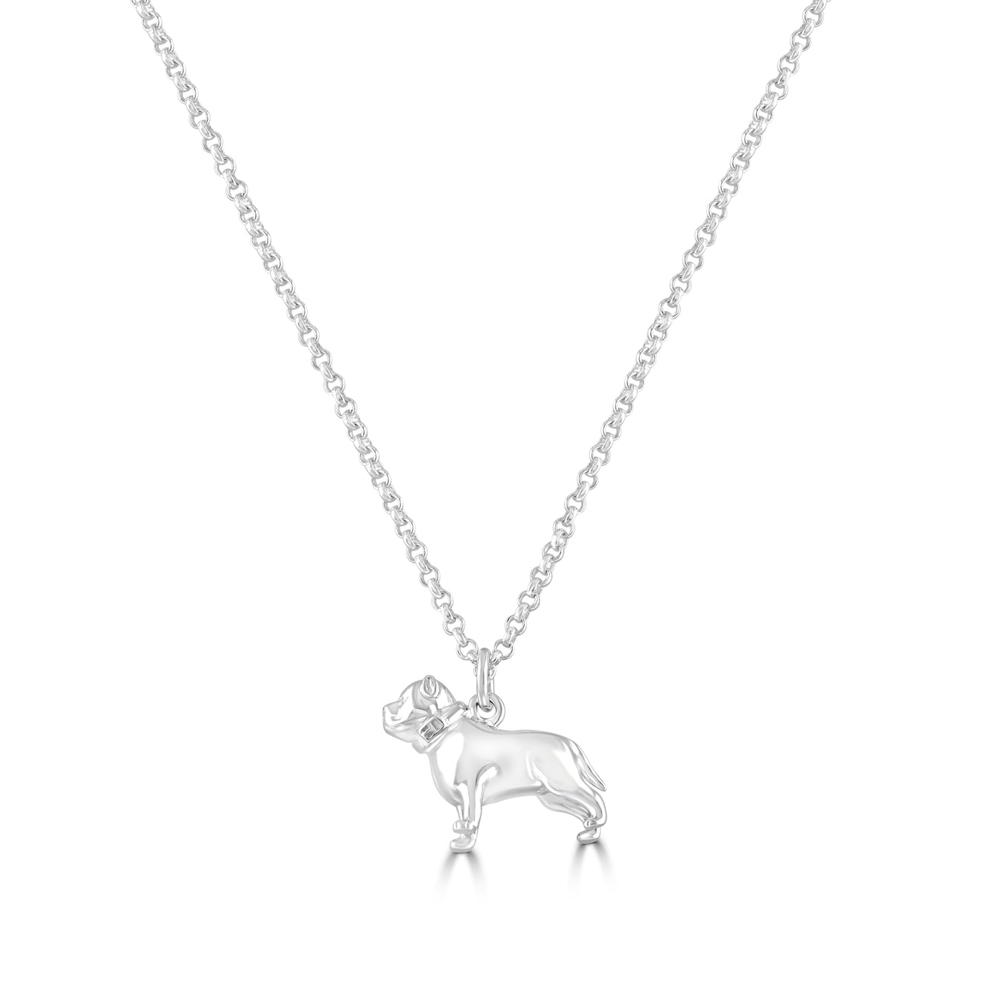Pitbull Silver Necklace - Personalised