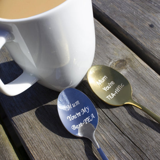 Mother's Day Personalised Stainless Steel Teaspoon - MYLEE London