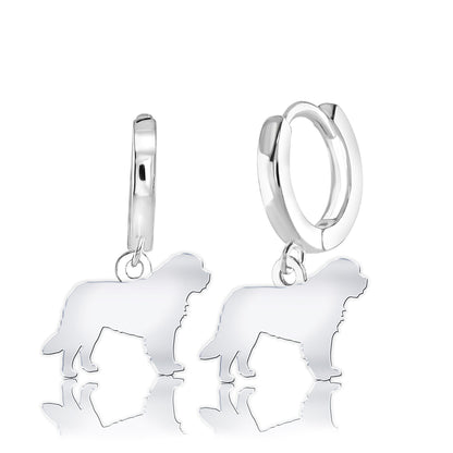 Newfoundland Silhouette Silver Earrings - MYLEE London