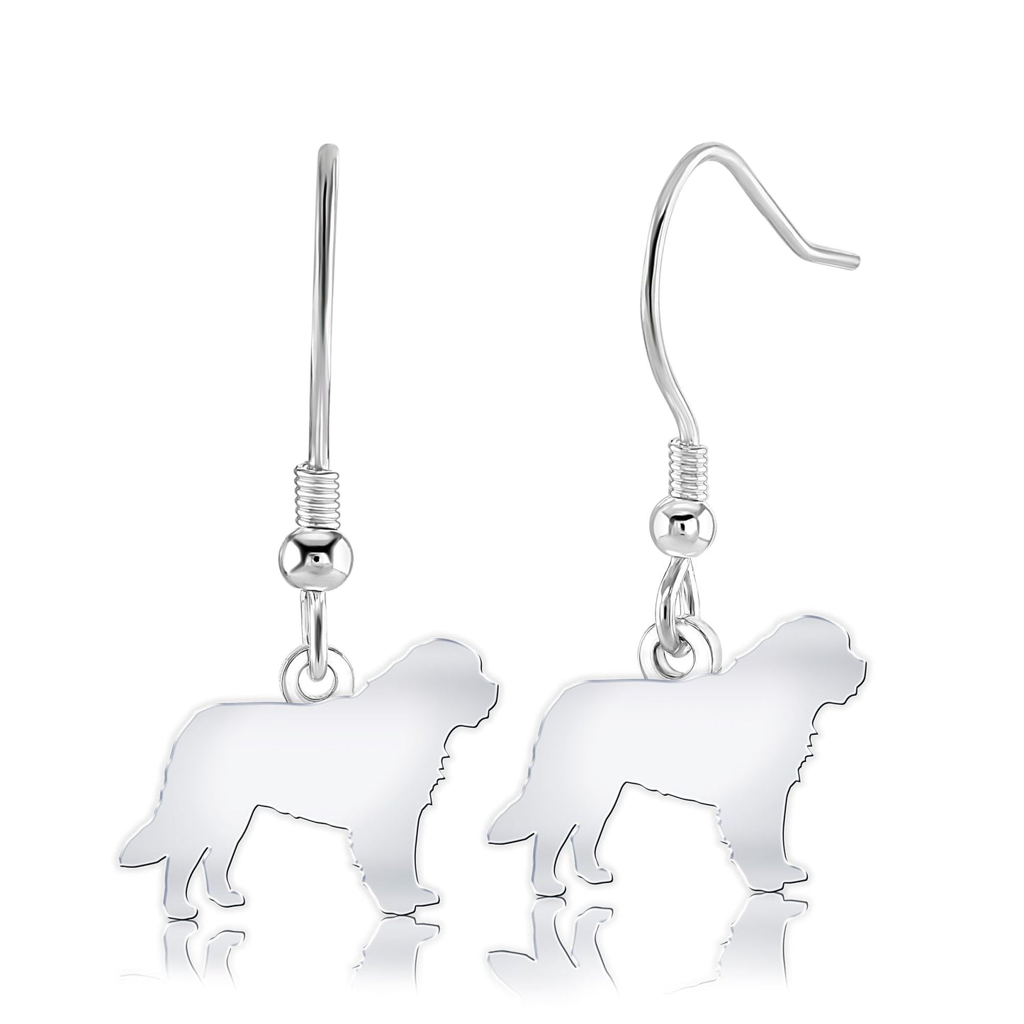 Newfoundland Silhouette Silver Earrings - MYLEE London