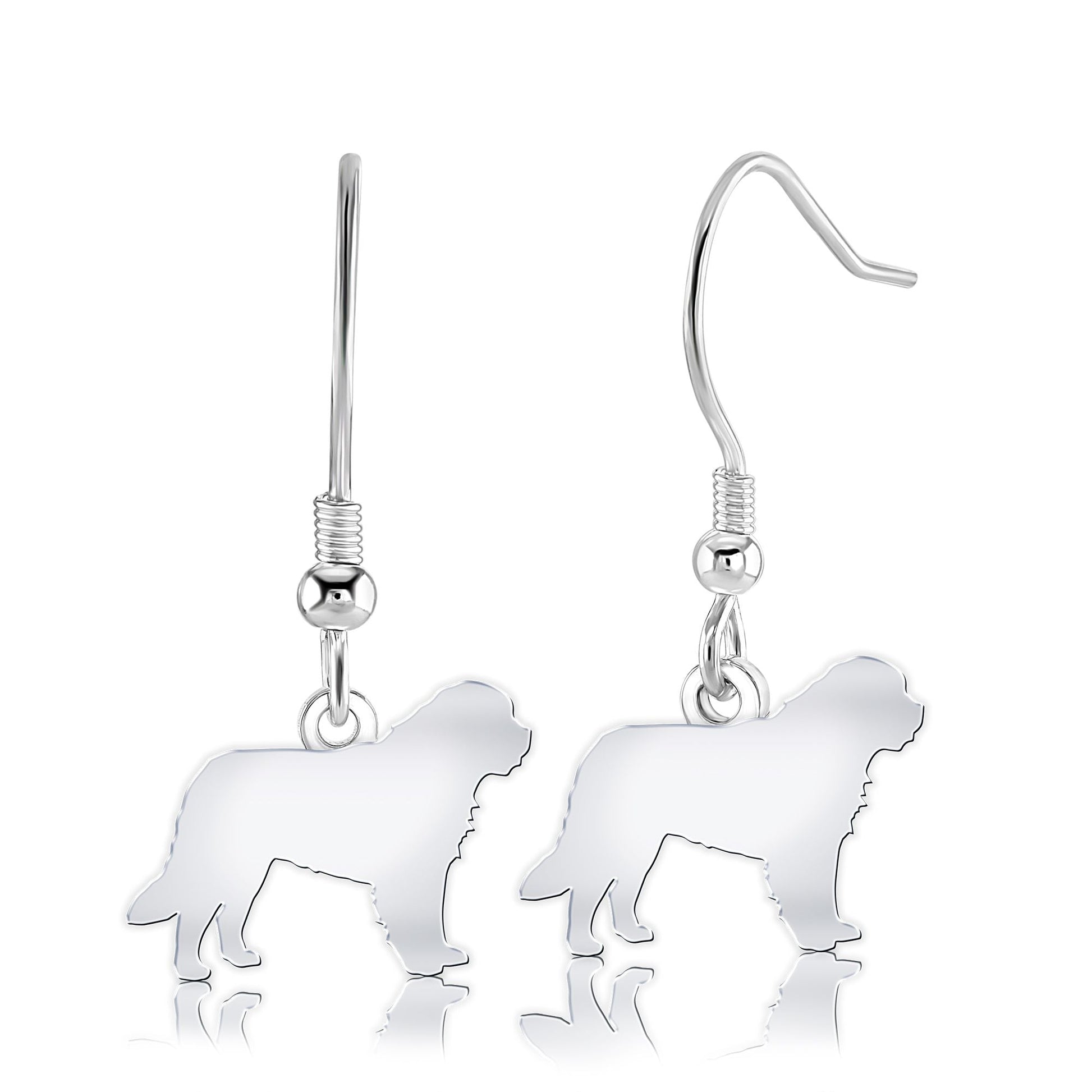 Newfoundland Silhouette Silver Earrings - MYLEE London