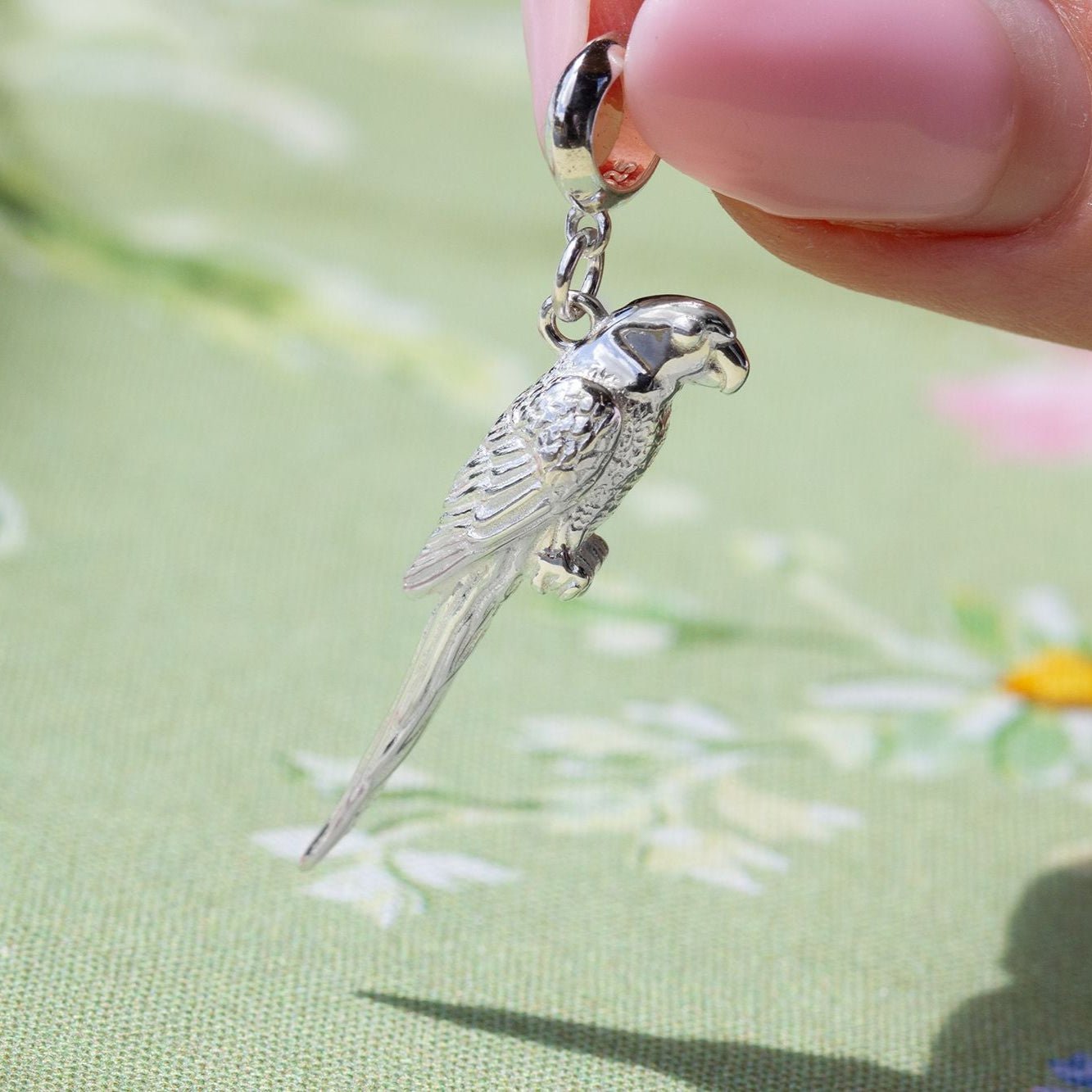 Parrot Silver Charm - MYLEE London