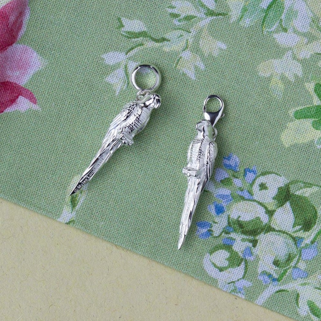 Parrot Silver Charm - MYLEE London