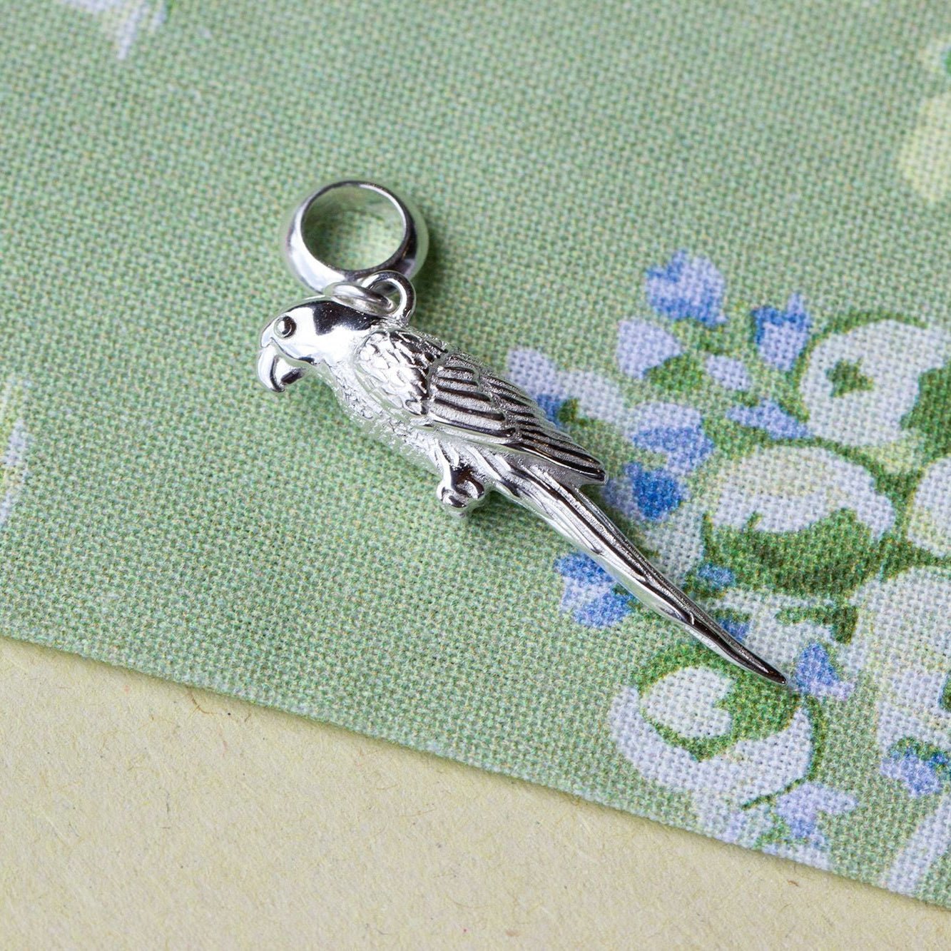 Parrot Silver Charm - MYLEE London