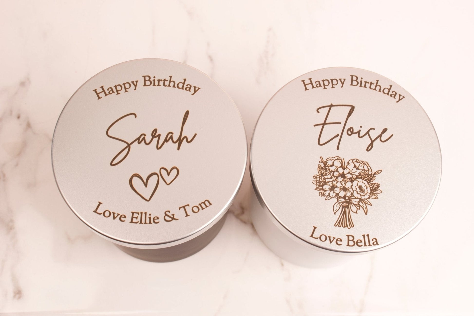 Personalised Candle - Jasmine Scented - MYLEE London