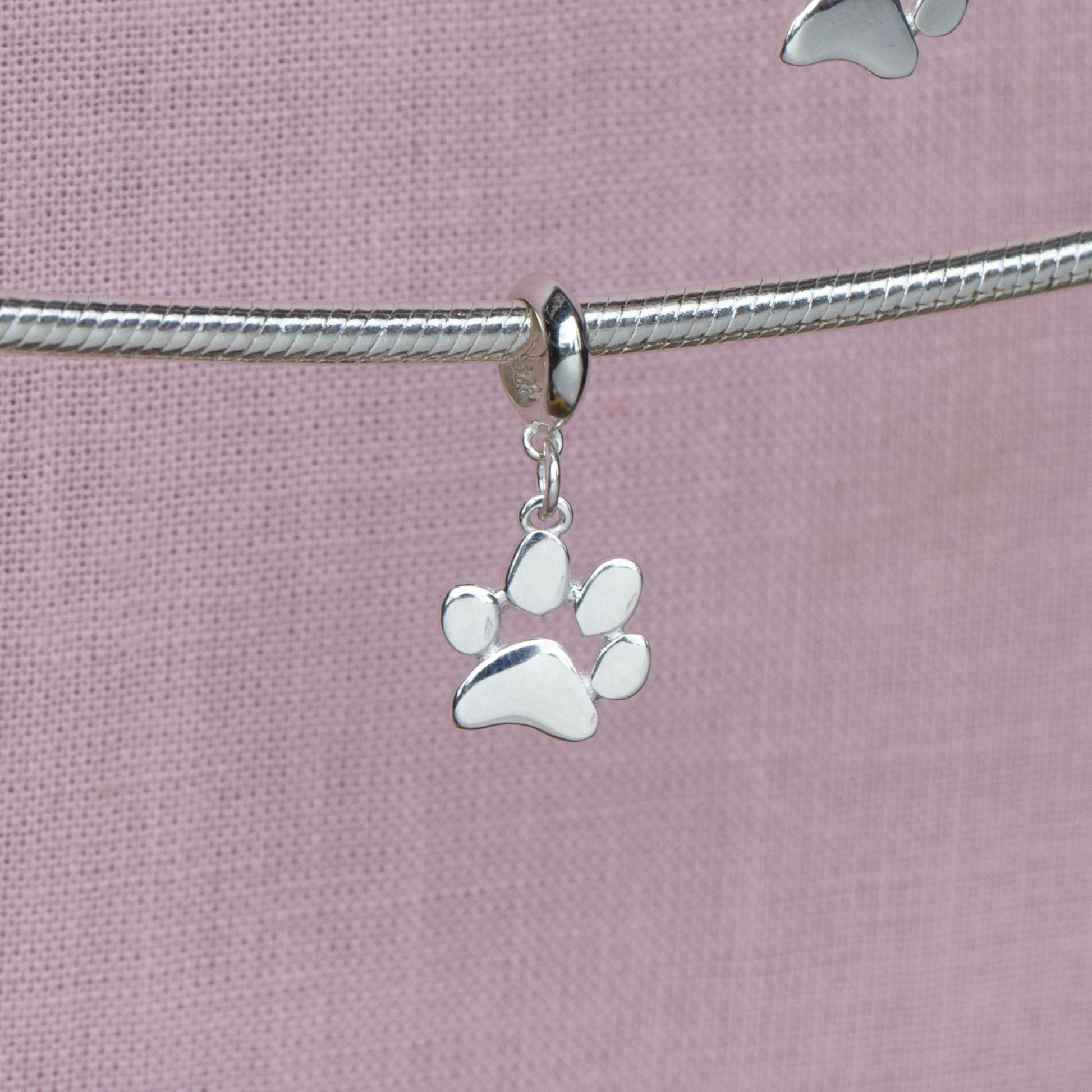 Personalised Paw Print Charm - MYLEE London