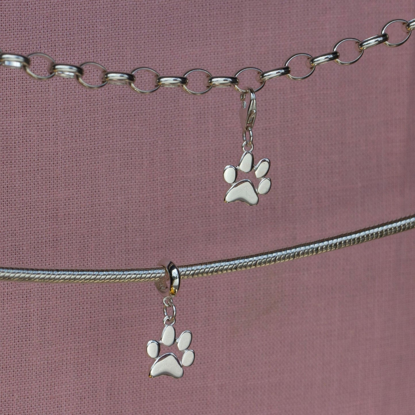 Personalised Paw Print Charm - MYLEE London