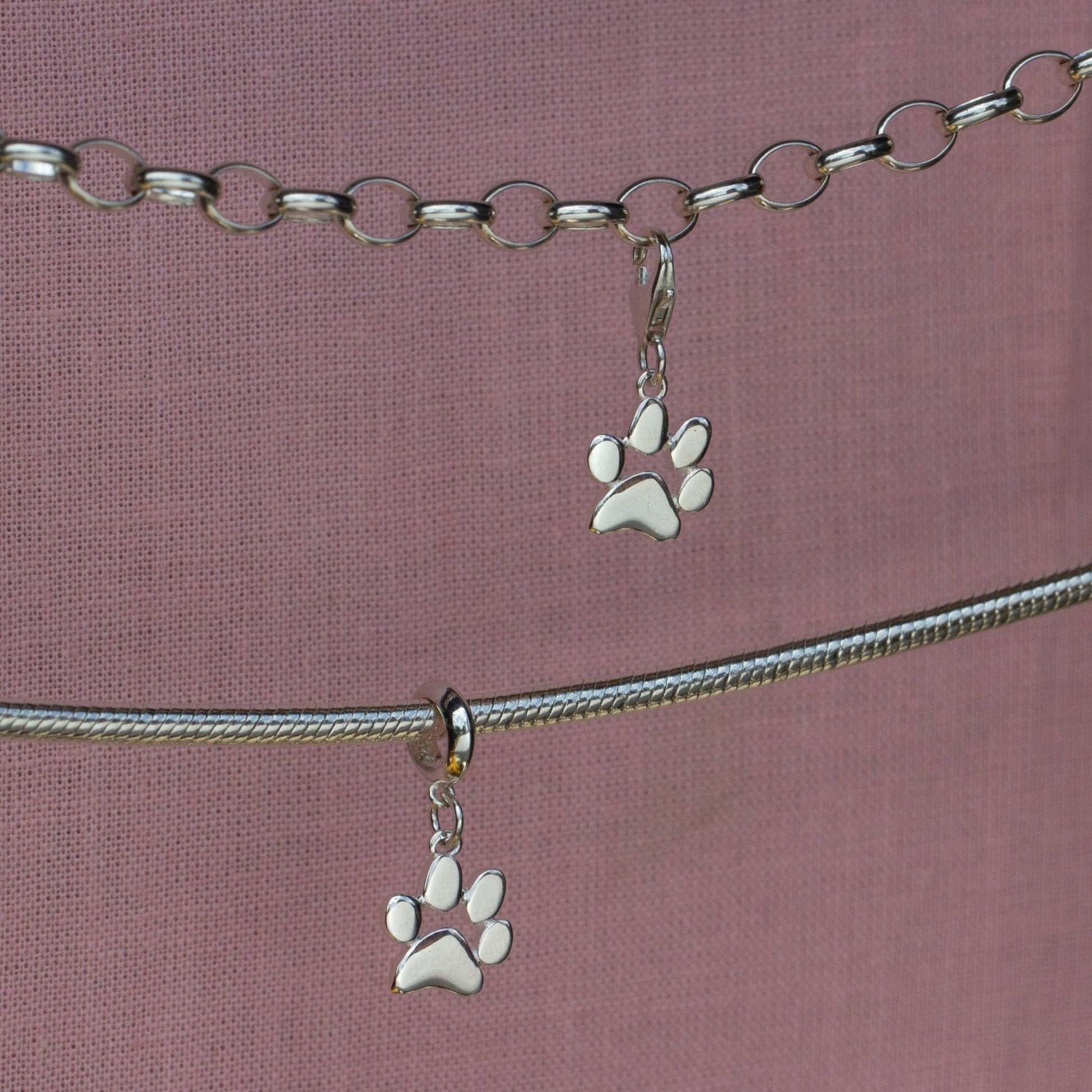 Personalised Paw Print Charm - MYLEE London