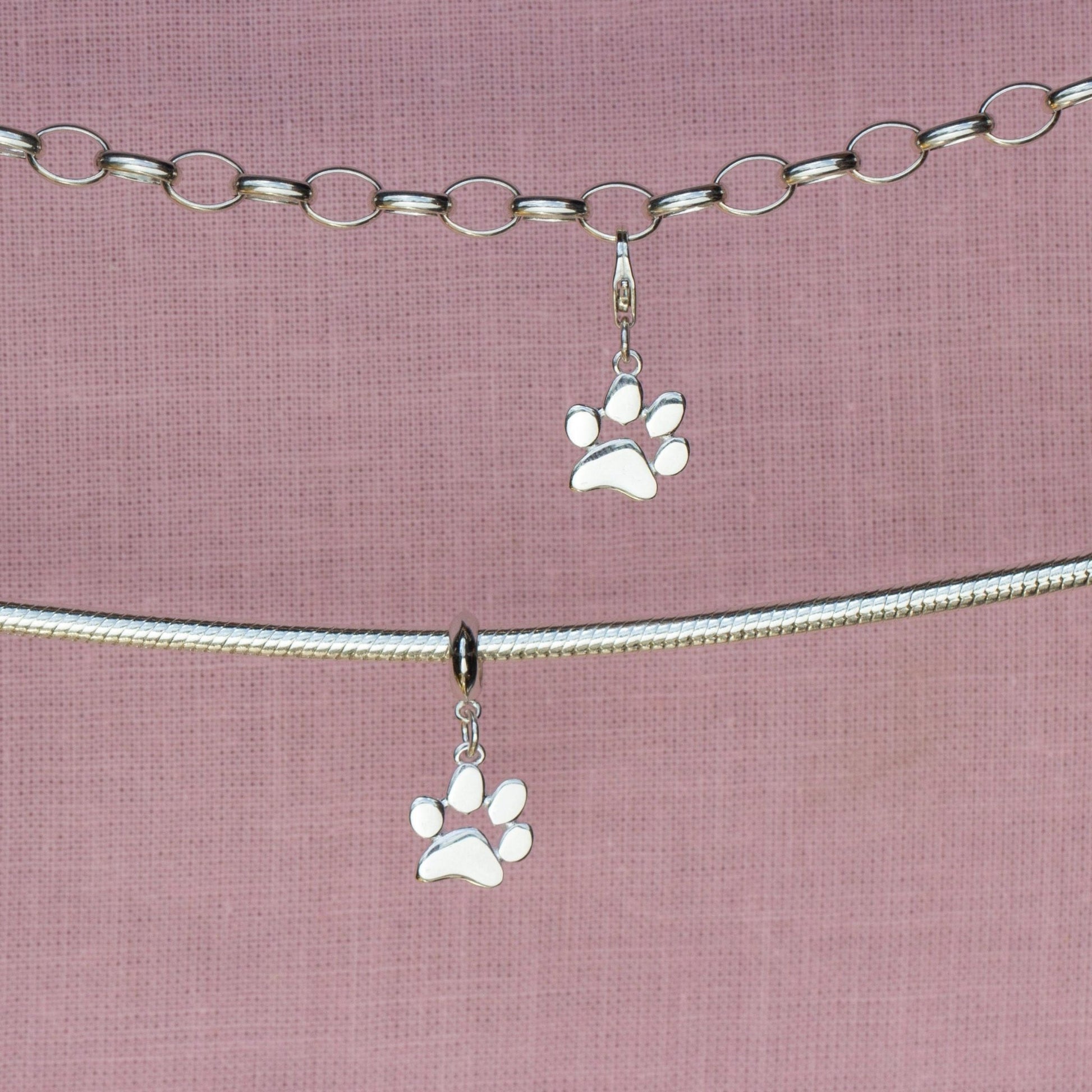 Personalised Paw Print Charm - MYLEE London