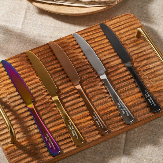 Personalised Stainless Steel Table Knife - MYLEE London