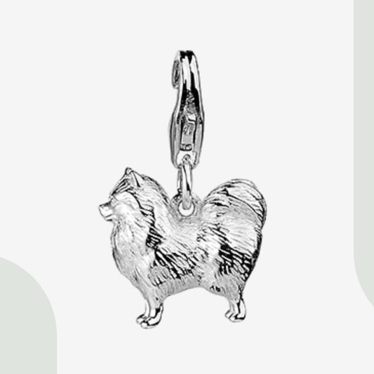 Pomeranian Silver Charm - MYLEE London