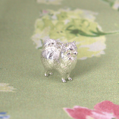 Pomeranian Silver Charm - MYLEE London