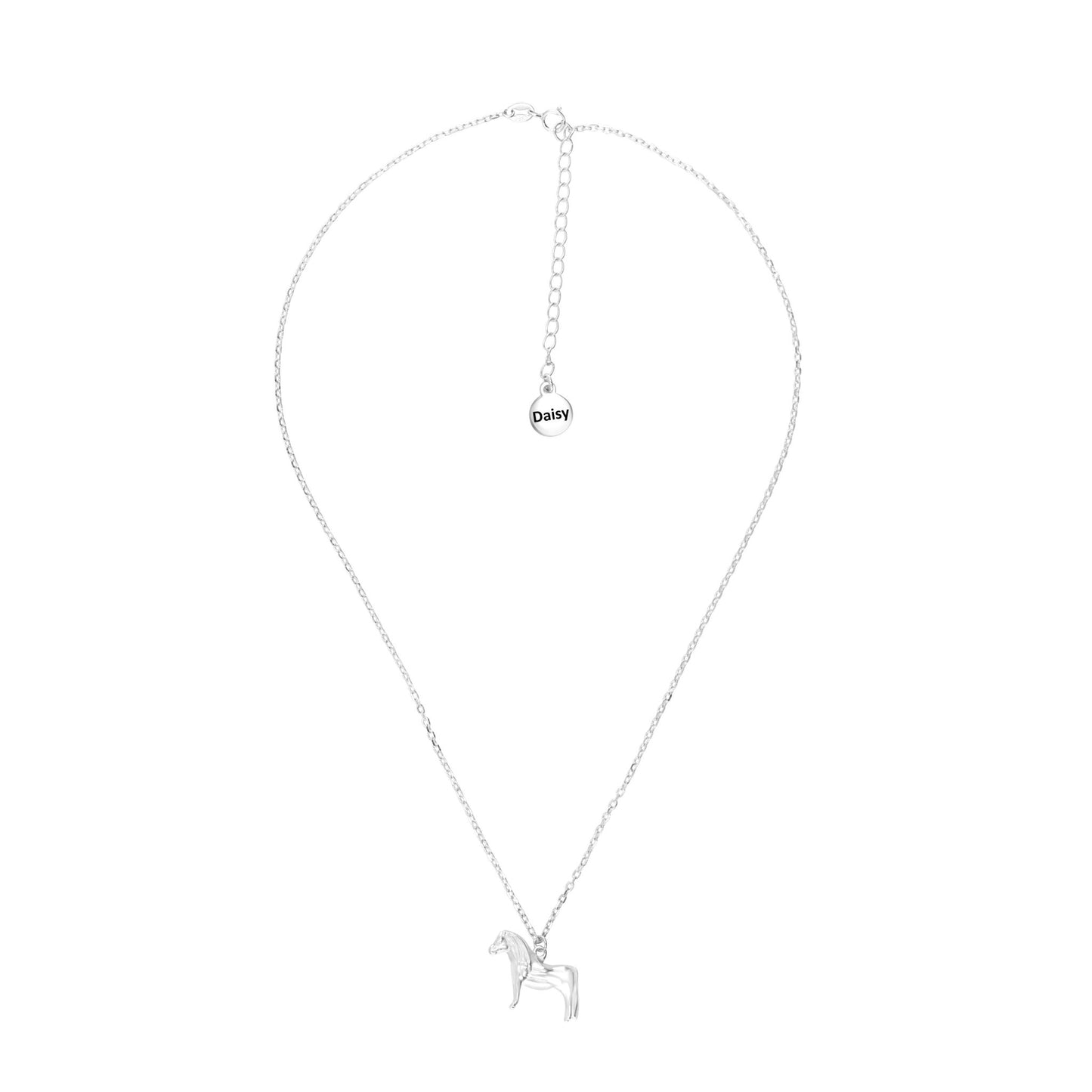 Pony Silver Necklace - Personalised - MYLEE London