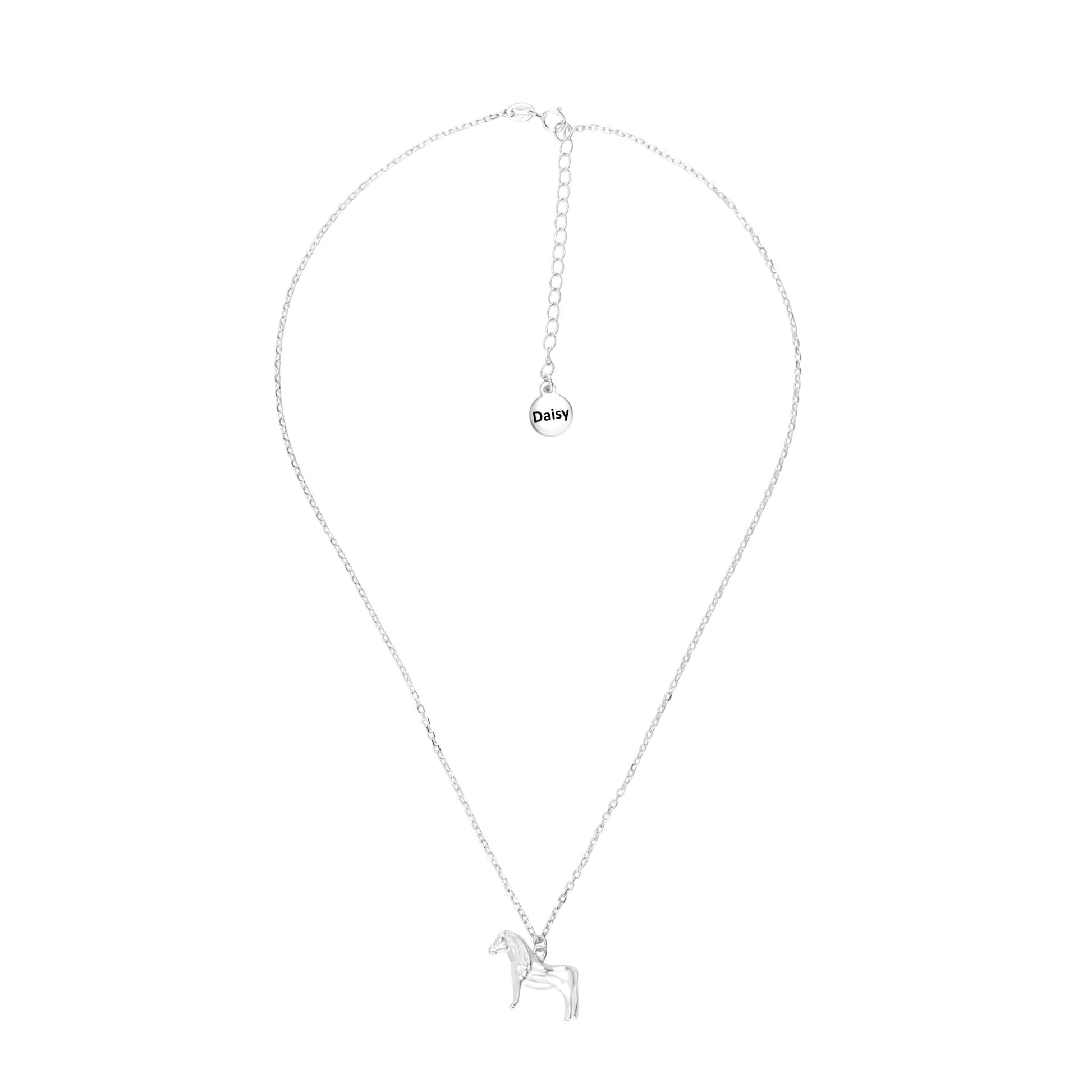 Pony Silver Necklace - Personalised - MYLEE London