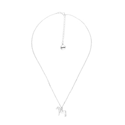 Pony Silver Necklace - Personalised - MYLEE London