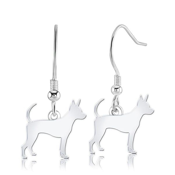 Russian Toy Silhouette Silver Earrings - MYLEE London