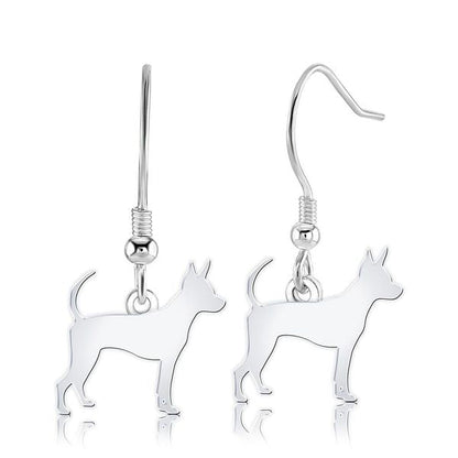 Russian Toy Silhouette Silver Earrings - MYLEE London