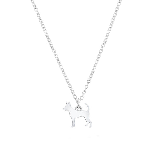 Russian Toy Silhouette Silver Necklace - Personalised - MYLEE London
