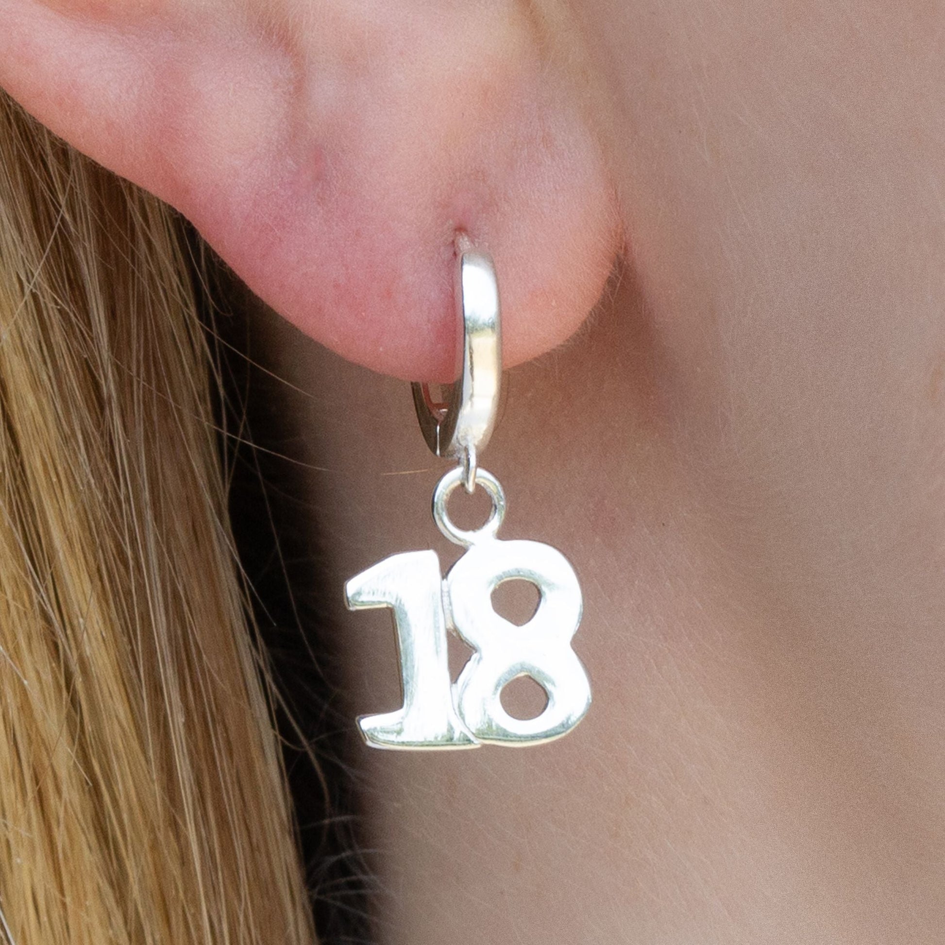 Sterling Silver 18 Charm Earrings - MYLEE London