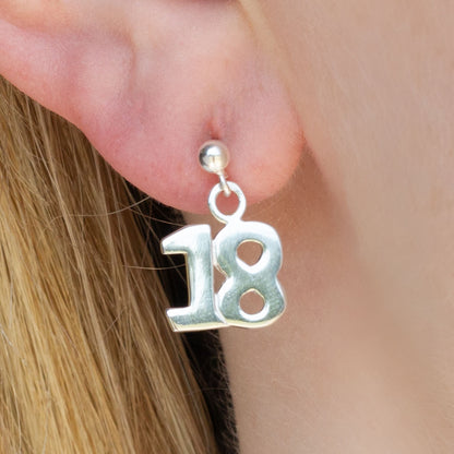 Sterling Silver 18 Charm Earrings - MYLEE London