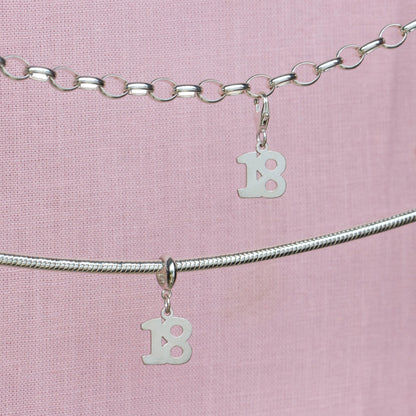 Sterling Silver 18 Charm - MYLEE London