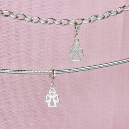 Sterling Silver Angel Charm - MYLEE London