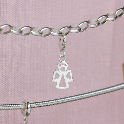 Sterling Silver Angel Charm - MYLEE London