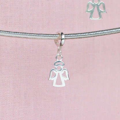 Sterling Silver Angel Charm - MYLEE London