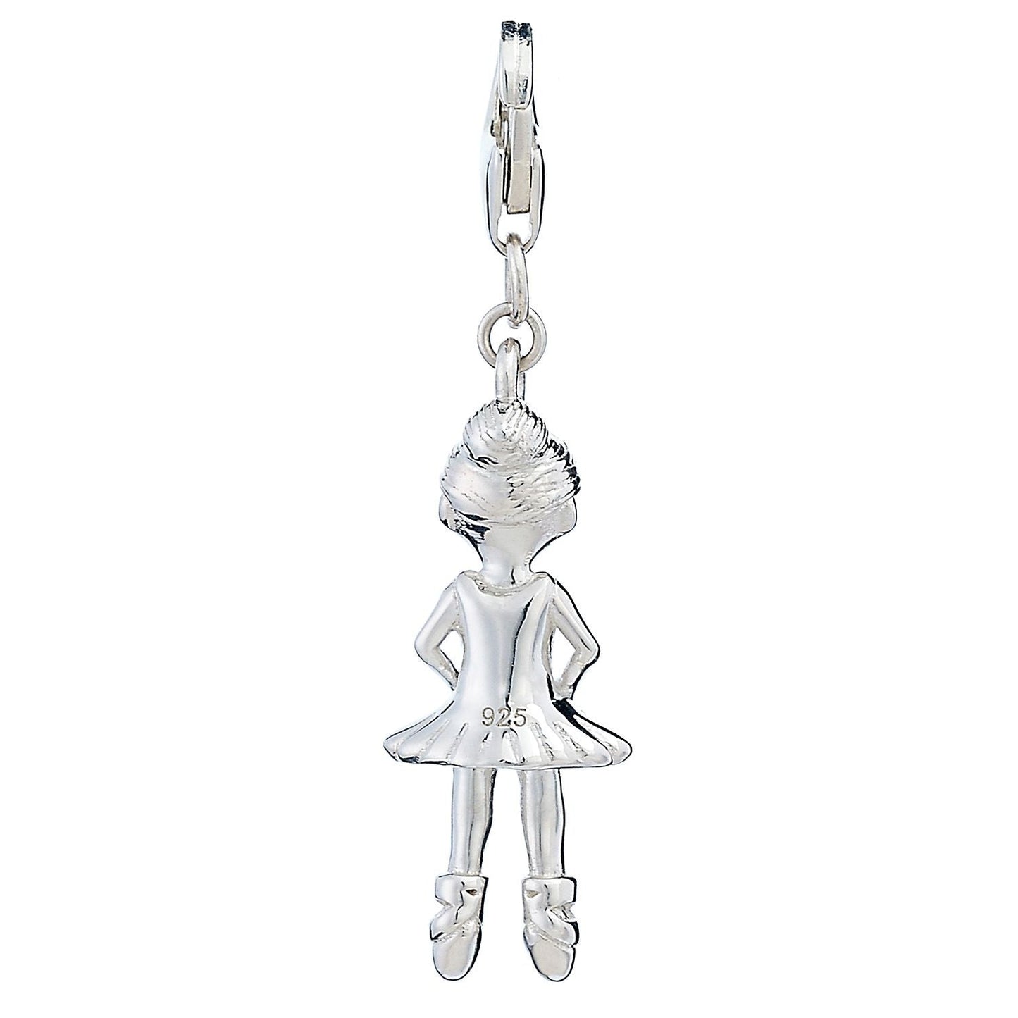 Sterling Silver Ballerina Charm - MYLEE London