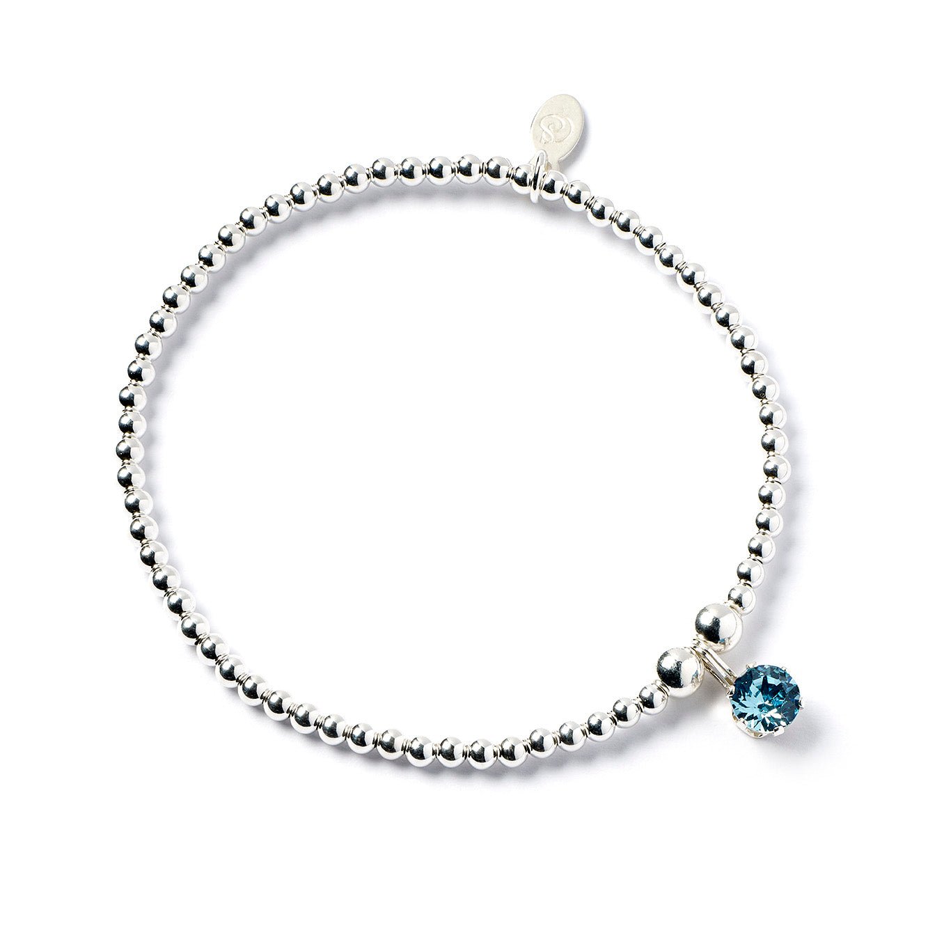 Sterling Silver Birthstone Crystal Bracelet - MYLEE London