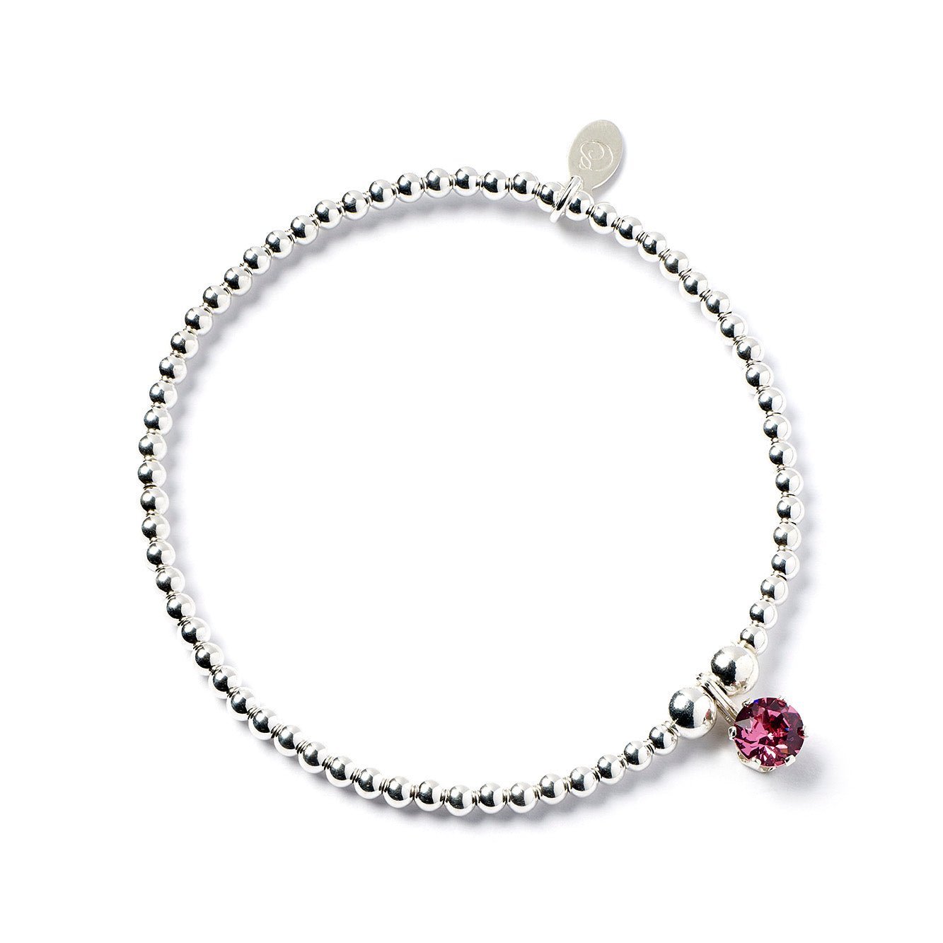 Sterling Silver Birthstone Crystal Bracelet - MYLEE London