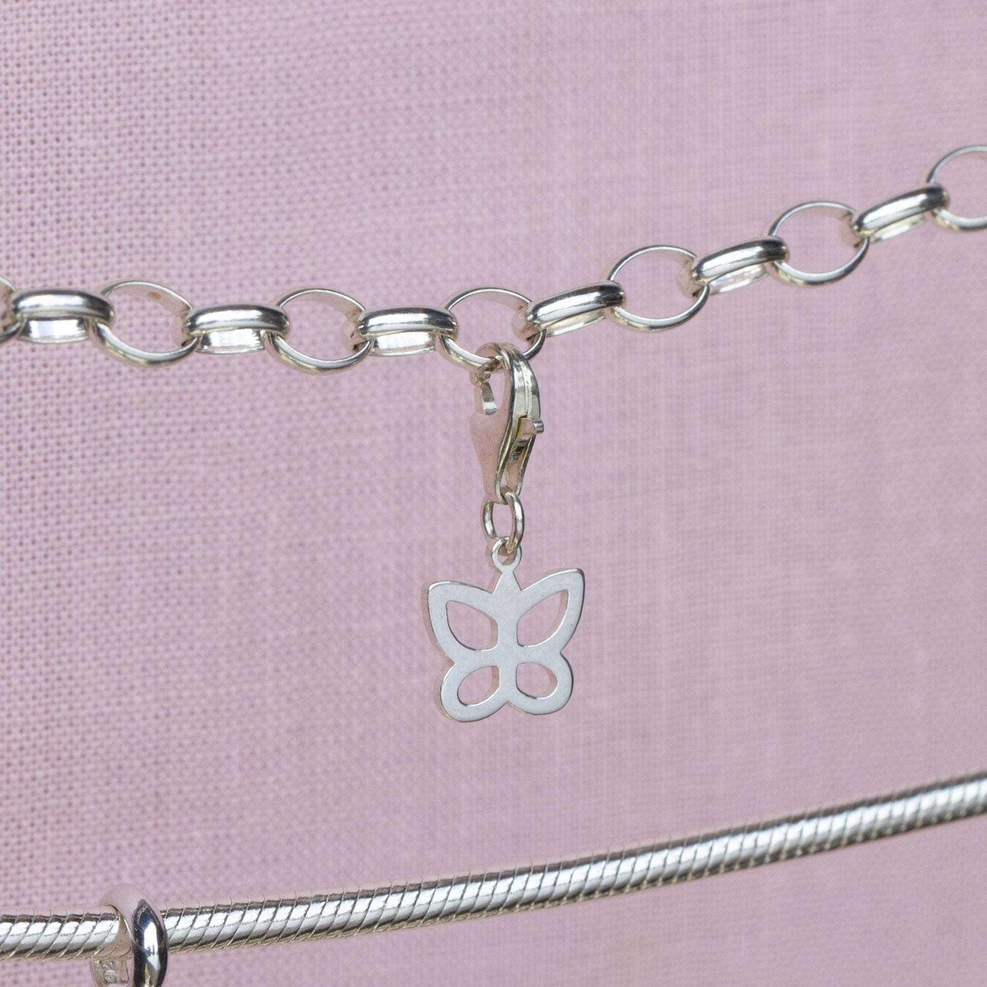 Sterling Silver Butterfly Charm - MYLEE London