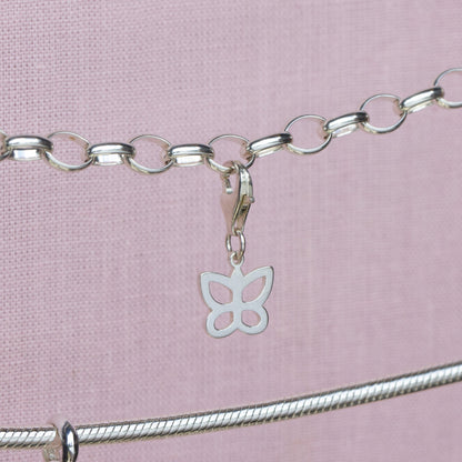 Sterling Silver Butterfly Charm - MYLEE London