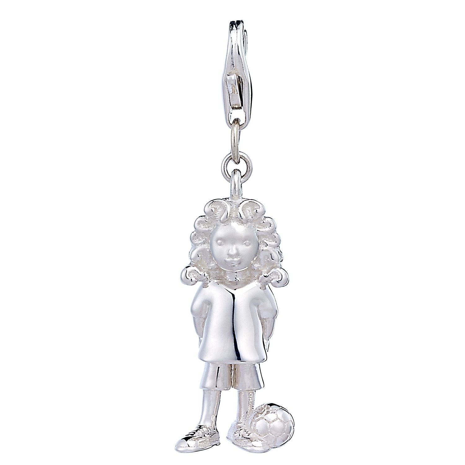 Sterling Silver Footballer Charm - MYLEE London