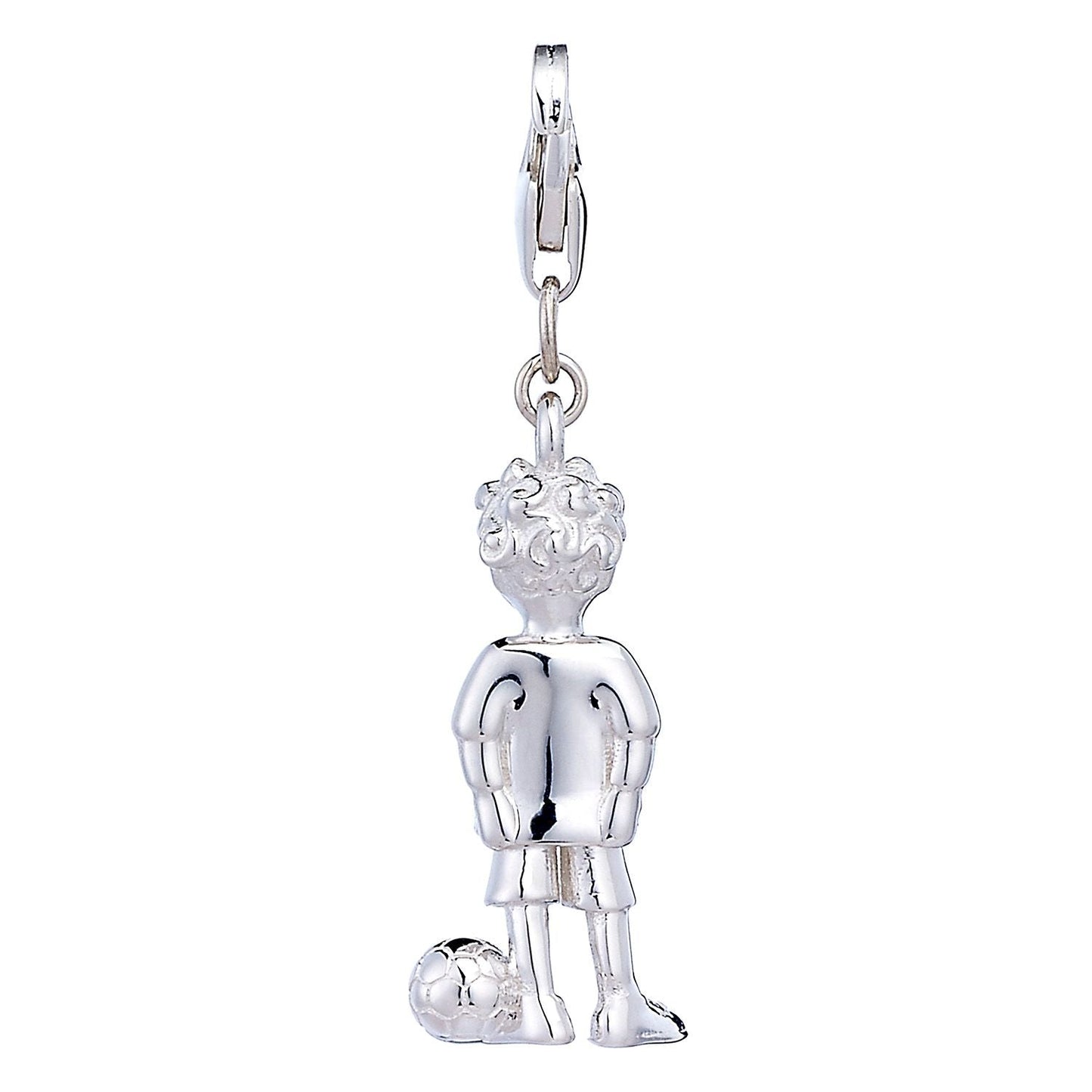 Sterling Silver Footballer Charm - MYLEE London