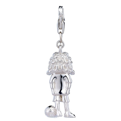 Sterling Silver Footballer Charm - MYLEE London