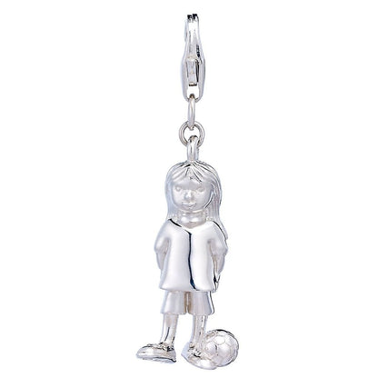 Sterling Silver Footballer Charm - MYLEE London