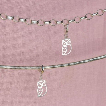 Sterling Silver Owl Charm - MYLEE London