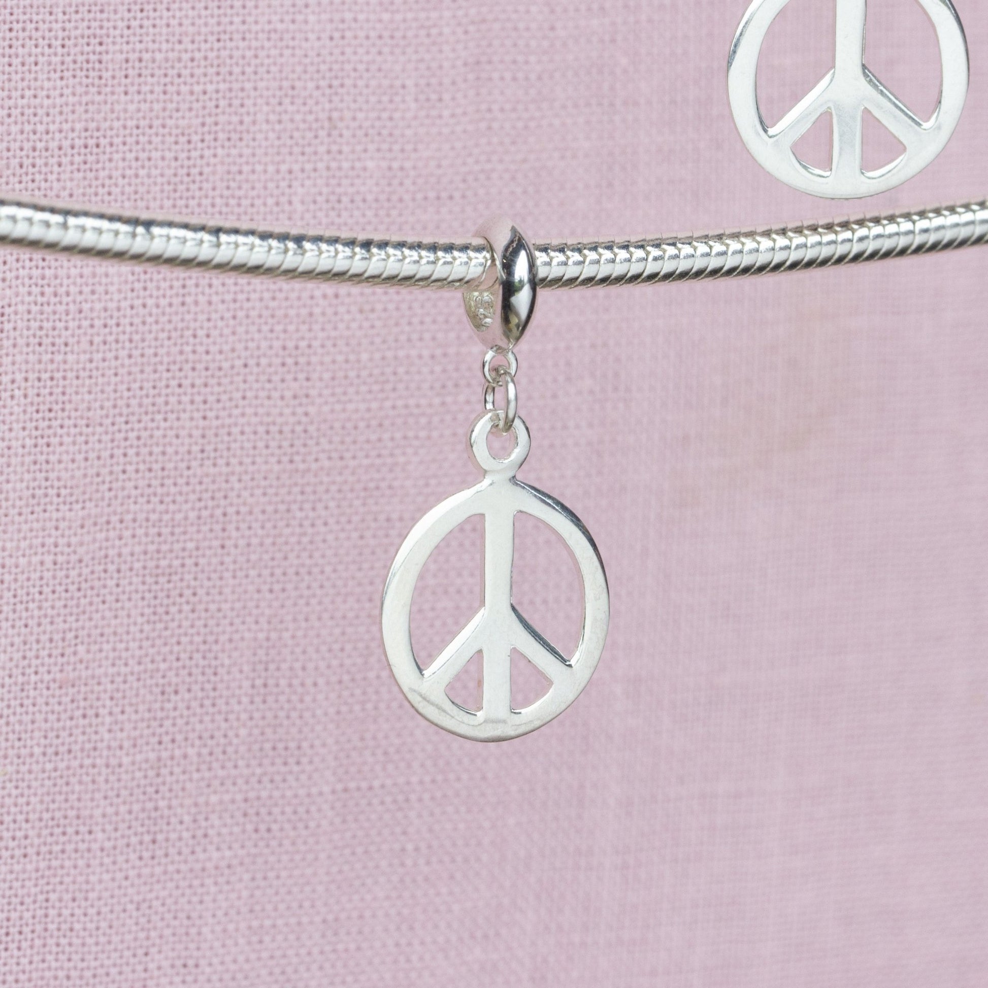 Sterling Silver Peace Charm - MYLEE London