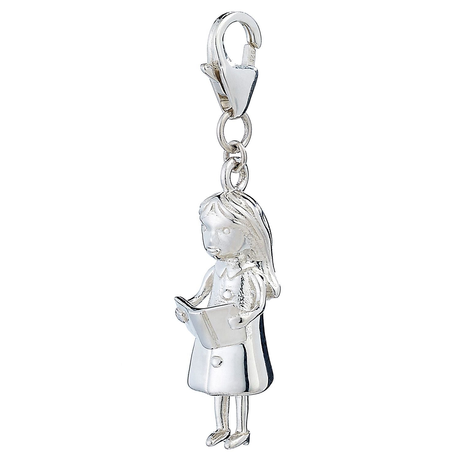 Sterling Silver Reading Charm - MYLEE London