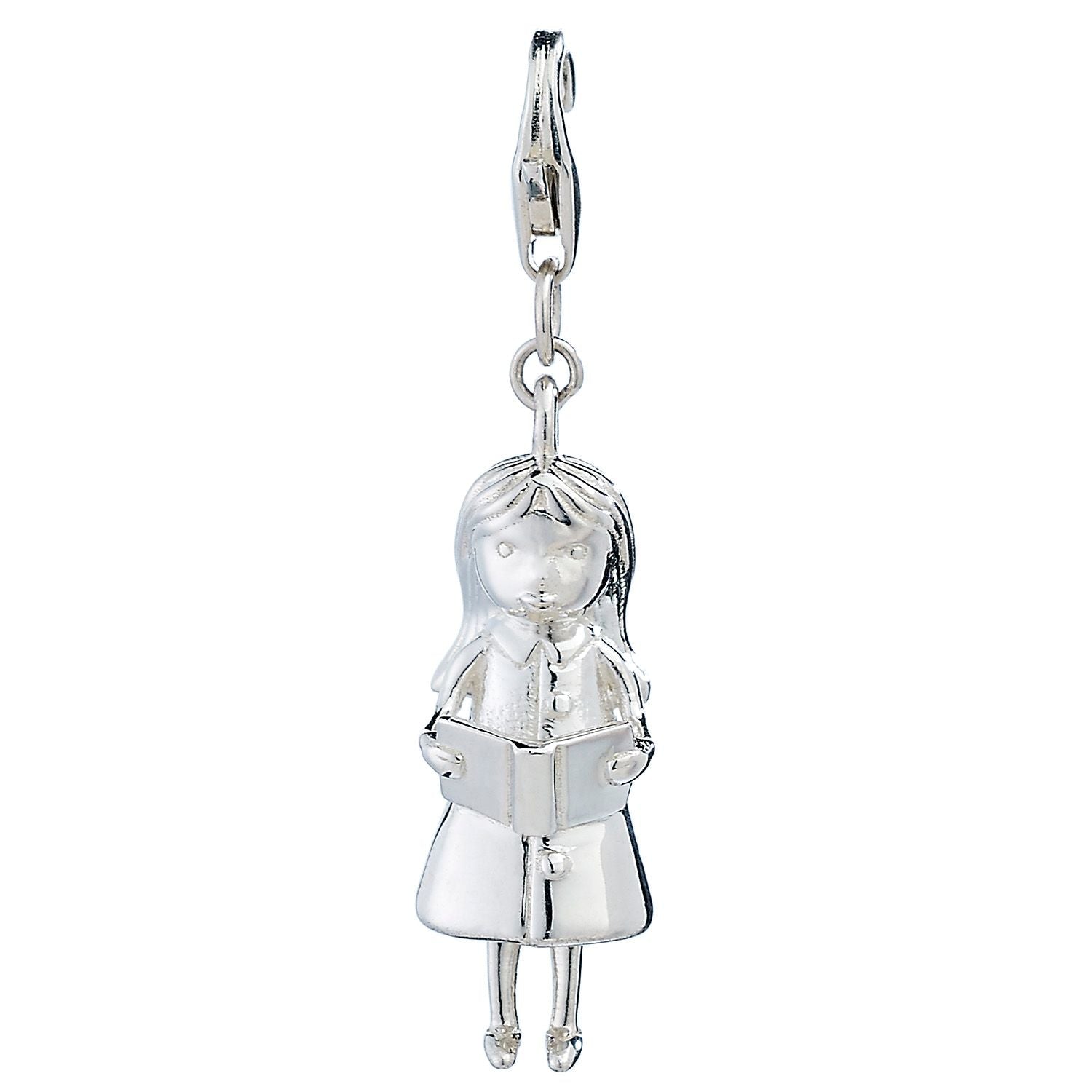 Sterling Silver Reading Charm - MYLEE London
