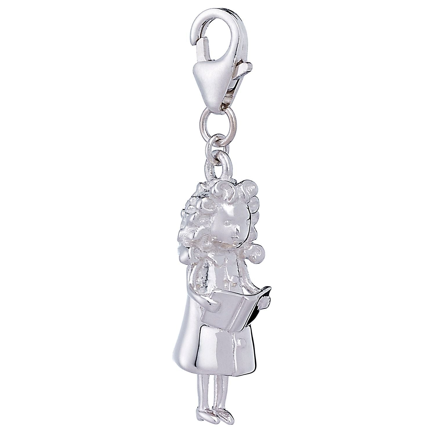 Sterling Silver Reading Charm - MYLEE London