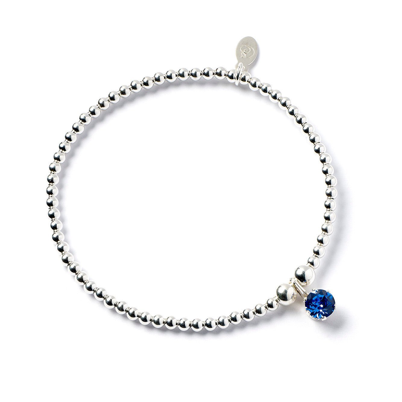 Sterling Silver Sapphire Crystal Bracelet - MYLEE London