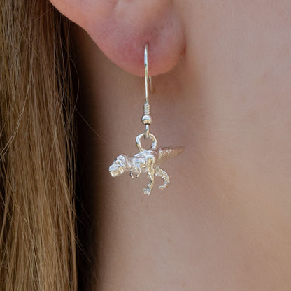 Sterling Silver Tyrannosaurus Rex Earrings - MYLEE London