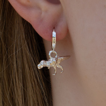 Sterling Silver Tyrannosaurus Rex Earrings - MYLEE London