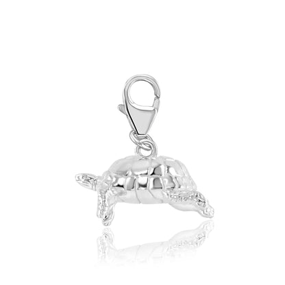 Tortoise Silver Charm - MYLEE London