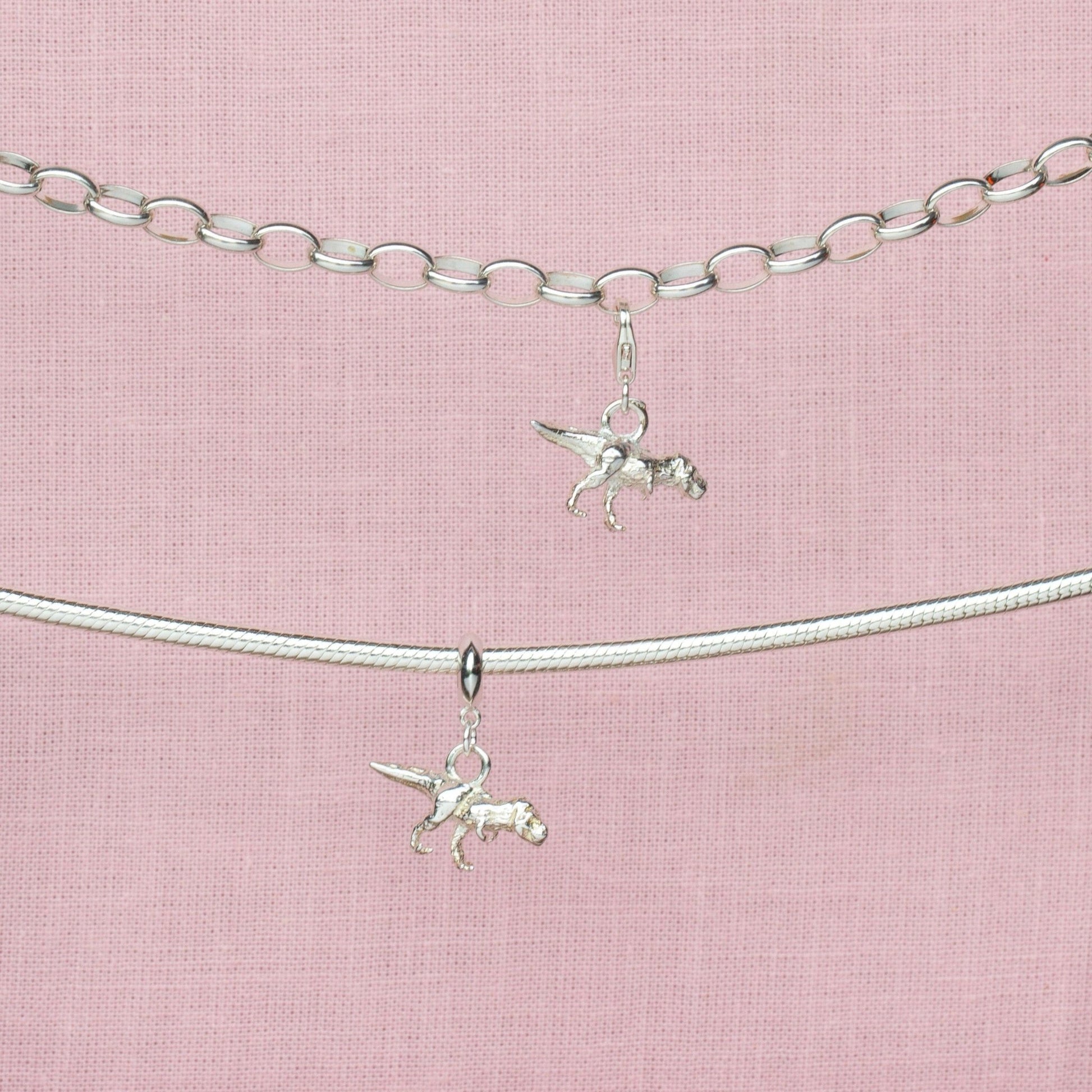 Tyrannosaurus Rex Silver Charm - MYLEE London